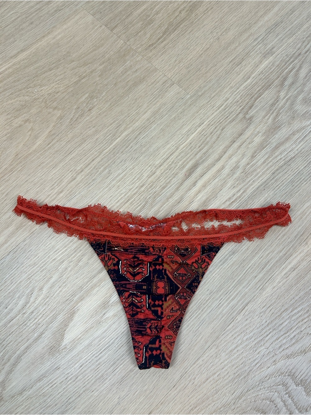 Free People Intimately Hazel Thong Panty S